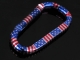 American Flag Pattern D-shaped Aluminum Alloy Carabiner